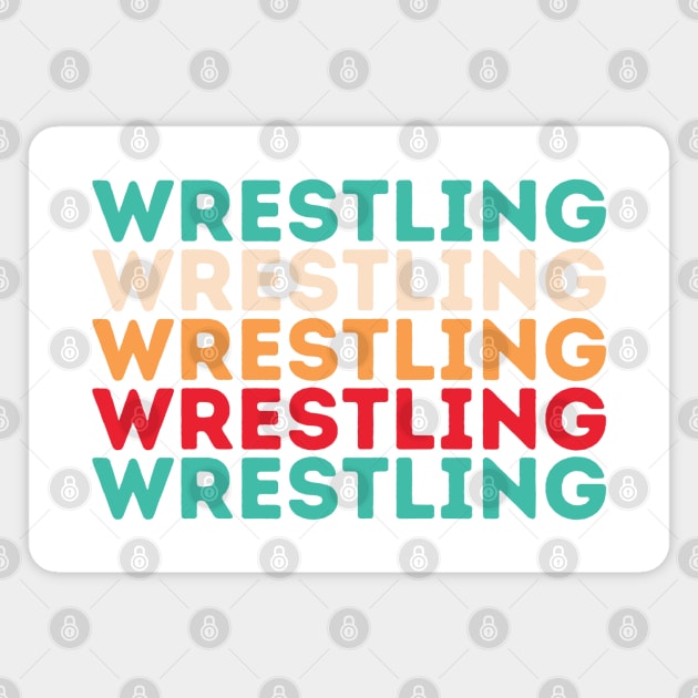 Wrestling Magnet by HobbyAndArt